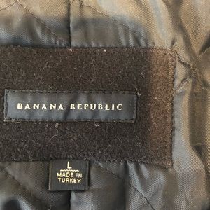 Men’s Banana Republic navy blue peacoat
